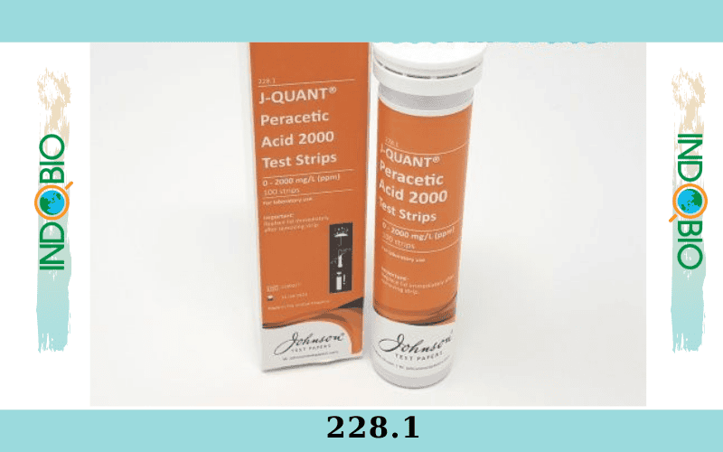 Test nhanh peracetic trong khử trùng 228.1 Johnson thang cao 0-2000 ppm